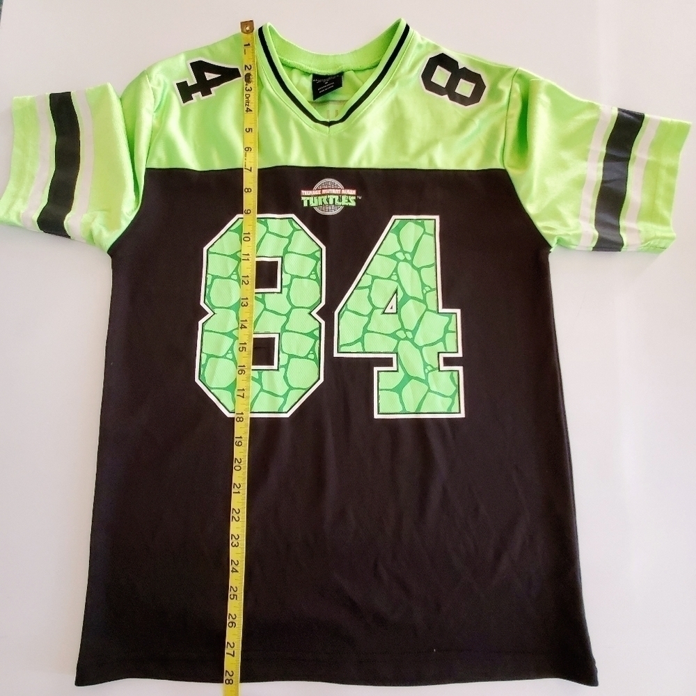 1476 * Nickelodeon Teenage Mutant Ninja Turtles Jersey Black Green Size M - Picture 8 of 8